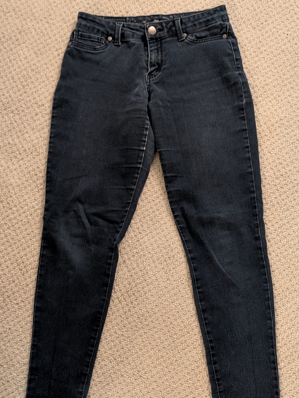 Express Classic Dark Blue Stretch Women's Jeans, Size 4